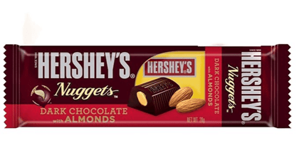 Hershey's Nuggets Dark Chocolate With Almond Bites - Imported