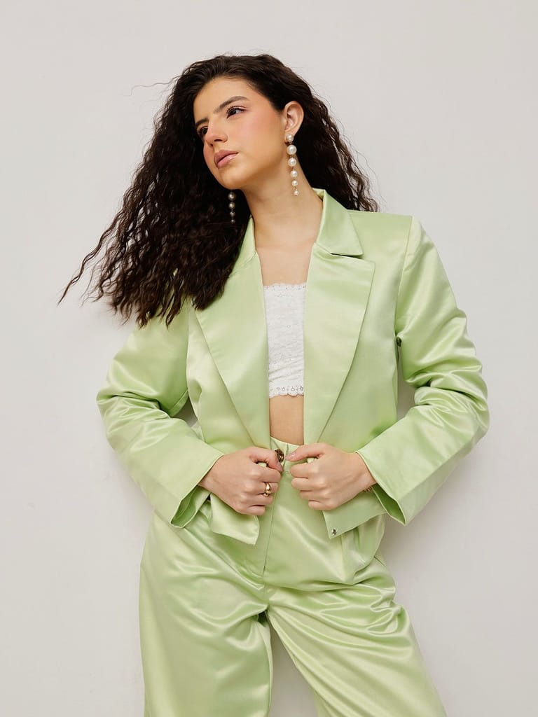 Sparking Notched Crop Set