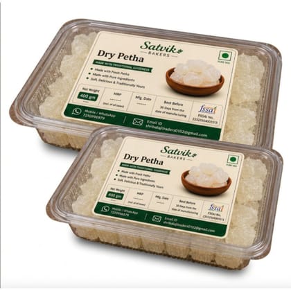 DRY PETHA I PACK OF 2 - 800 gm DRY PETHA I PACK OF 2 - 800 gm