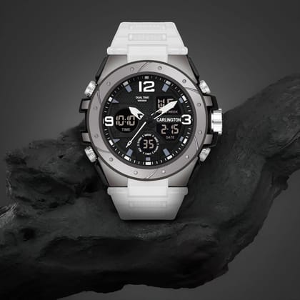 Carlington Analog Digital Sports Watch - 9105