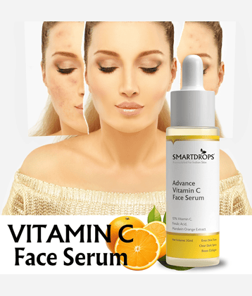 Smartdrops Face Serum Vitamin C Daily Care For All Skin Type ( Pack of 1 )