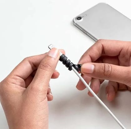 TecSox Spiral Cable Charger Protector | All Types of Wires TecSox Spiral Cable Charger Protector | All Types of Wires