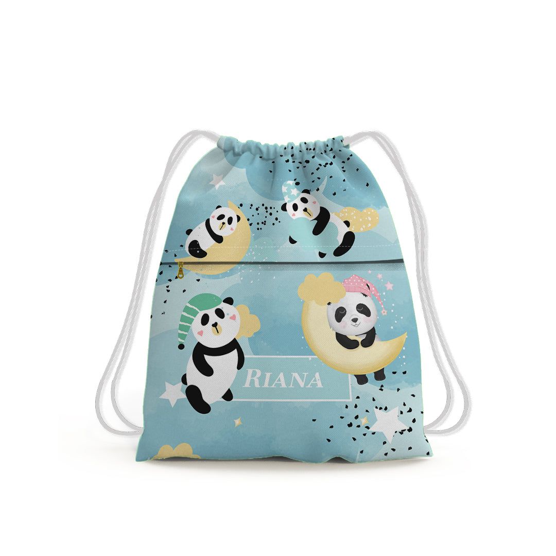 Lil Forest Friends Swim Bag (kids)-Pandas / Toddlers [2-4 Years] / No