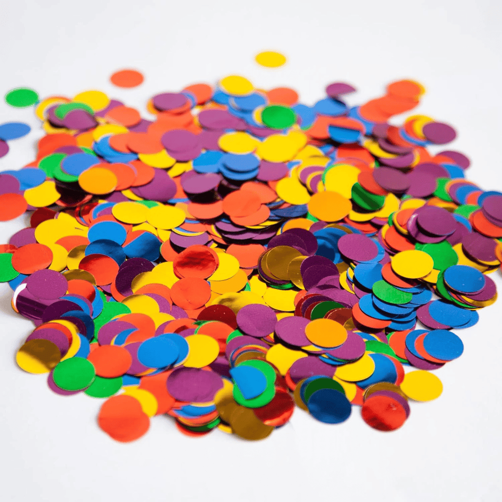 Multicolour Polka Dot Round Confettis for Table Decoration - Party and Festive Needs | Buy online on ZillyBuy
