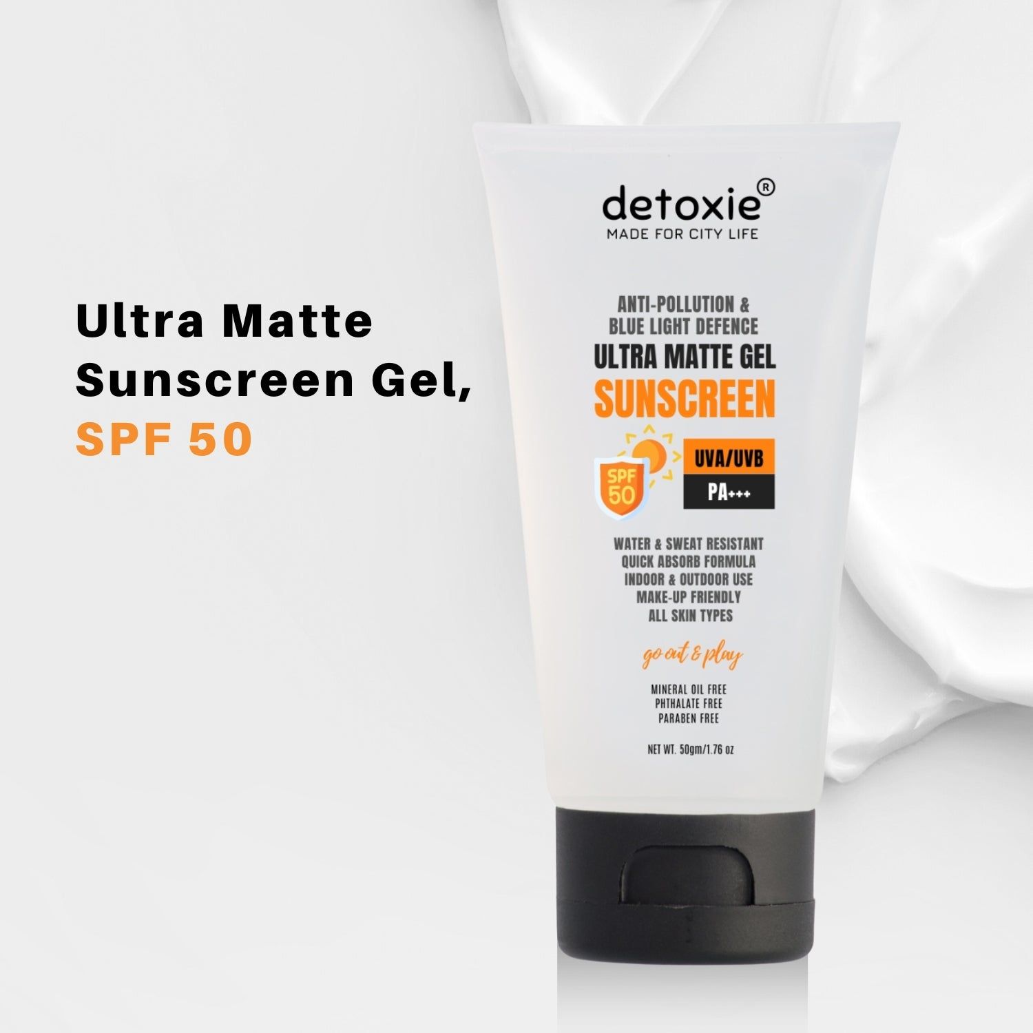 ULTRA MATTE GEL SUNSCREEN, SPF50 ULTRA MATTE GEL SUNSCREEN, SPF50 - 50GM