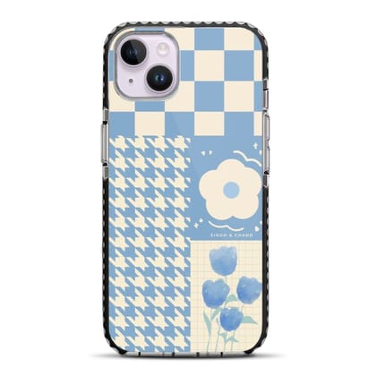 Blue Floral Dream 1.0 iPhone 14 Plus Stride Phone Case-Stride