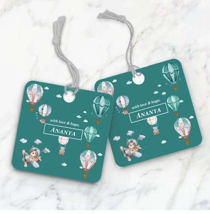 Infinite Sky Gift Tag (kids)-Teal
