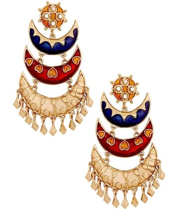 Thejewelbox Multicolour Pearl Chandeliers