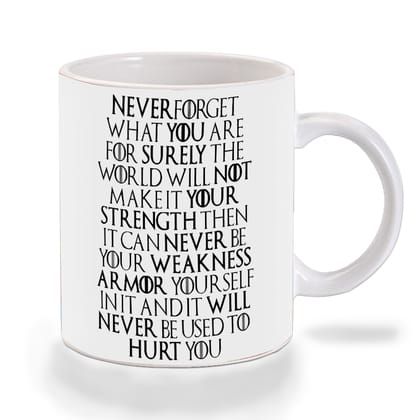 Multicolor Game Of Thrones Wear It Like And Armor Quote Ceramic Mug