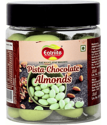EATRIITE Almond Pista Chocolate Filled Candies 110 gm
