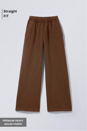 Straight Caramel Pants-S