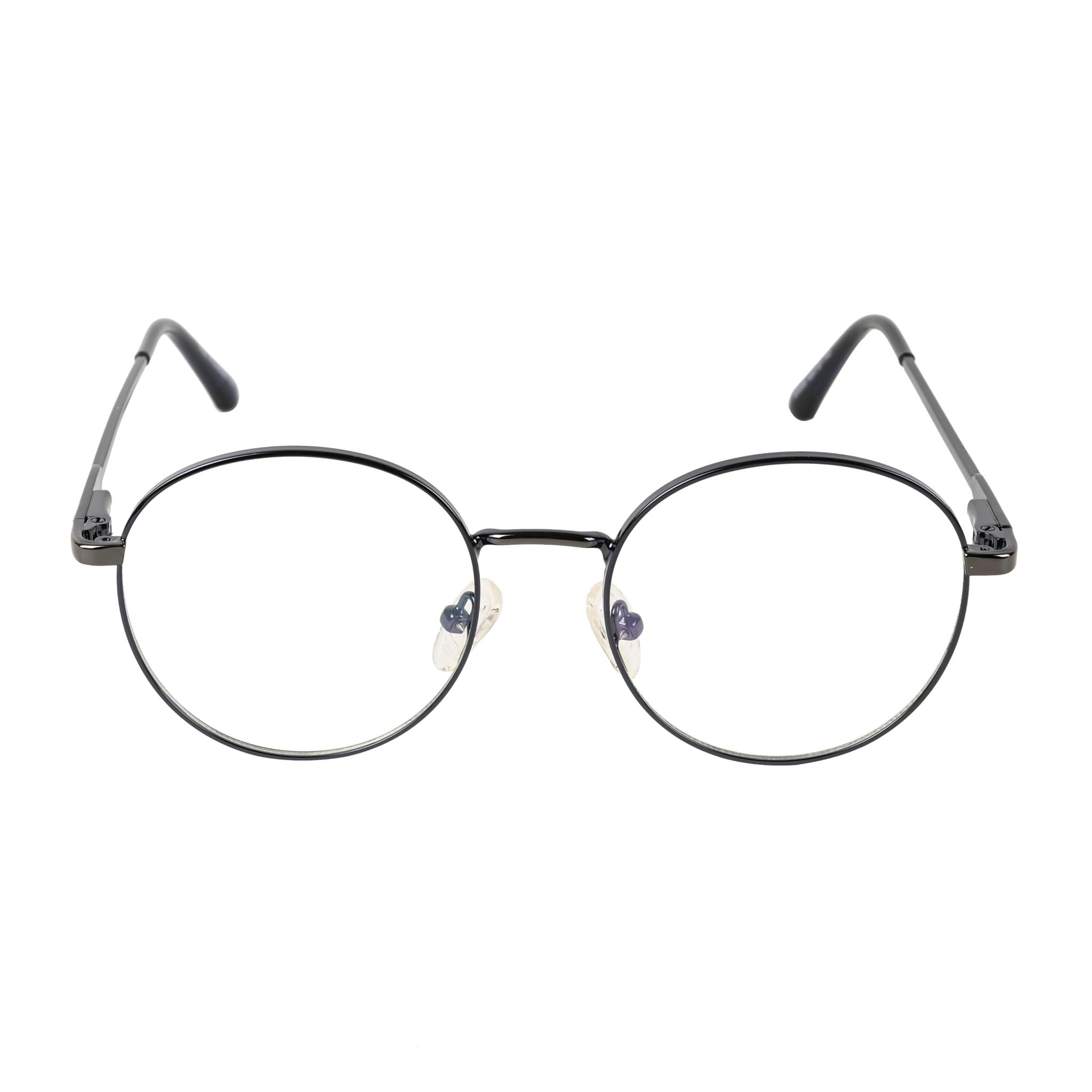 TERRY & CO | Zero Power Blue Cut Eyeglasses | Metal Frame | Small Size | Anti-Reflective, UV Protection, Lightweight | Spring Hinges | Unisex