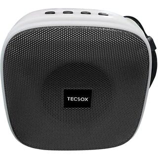 TecSox Mini400 Speaker 6 W Bluetooth Speaker Bluetooth v5.0 with USB,SD card Slot,Aux,3D Bass Playback Time 4 hrs Black 10 W Bluetooth Speaker (Black, 5.0 Channel)