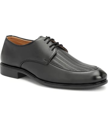 MARKRANGE Black Men's Derby Formal Shoes