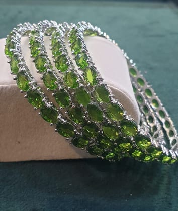 Stone bangles handmade 4 bangles in each set