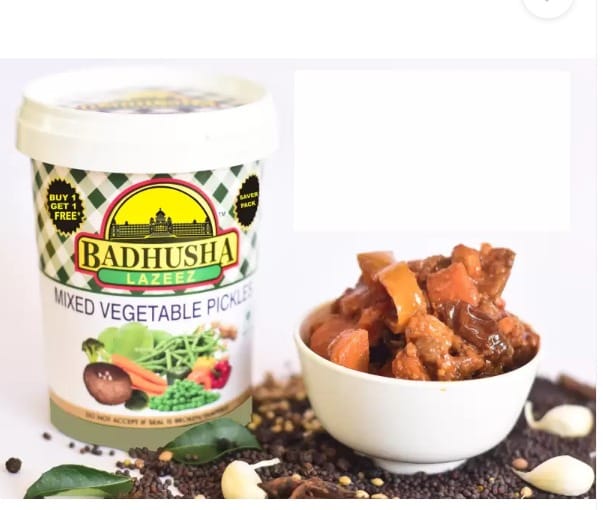 Badhusha Lazeez BLP03 Mixed Vegetable Pickle 300 G