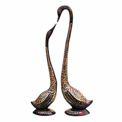 Brass Showpiece Duck Pair Statue (ANMAS018 C)