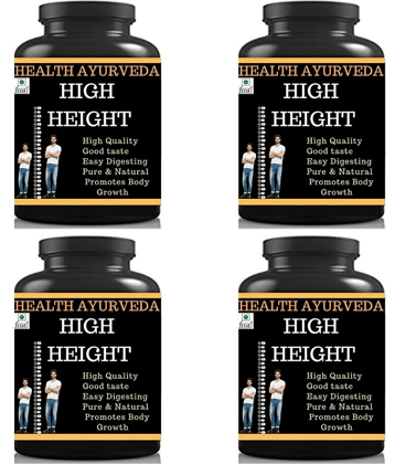 Health Ayurveda High Height Height Increase Mango Flavor Powder 400 Gm Pack of 4