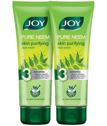 Joy Skin Purifying Neem Face Wash ( Pack of 2 X 100ml )