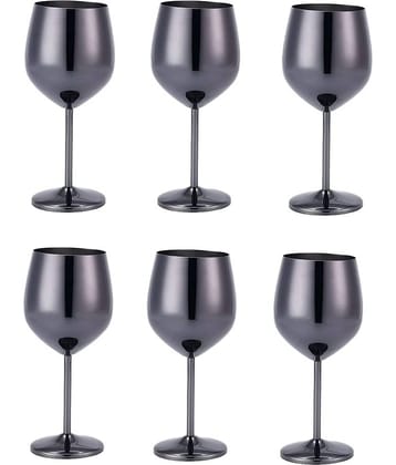 Dynore Stainless Steel 250 ml Wine Glasses
