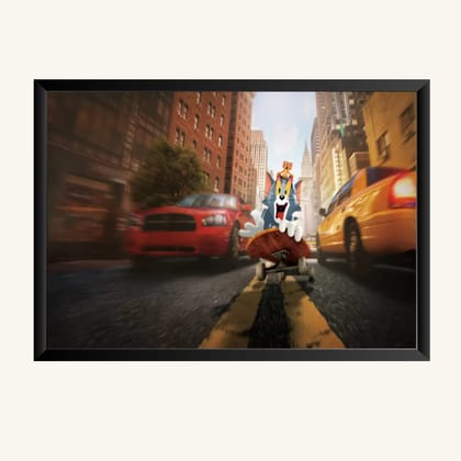 NOKKES Tom And Jerry Photo Frame Wall Poster 8X12 In Printed Poster Photo Paper 300Gsm Photo Frame For Wall Decoration _51 NOKKES Tom And Jerry Photo Frame Wall Poster 8X12 In Printed Poster Photo Paper 300Gsm Photo Frame For Wall Decoration _51
