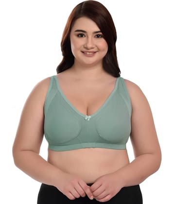 Elina Pack of 1 Cotton Non Padded Everyday Bra For Women ( Light Blue )