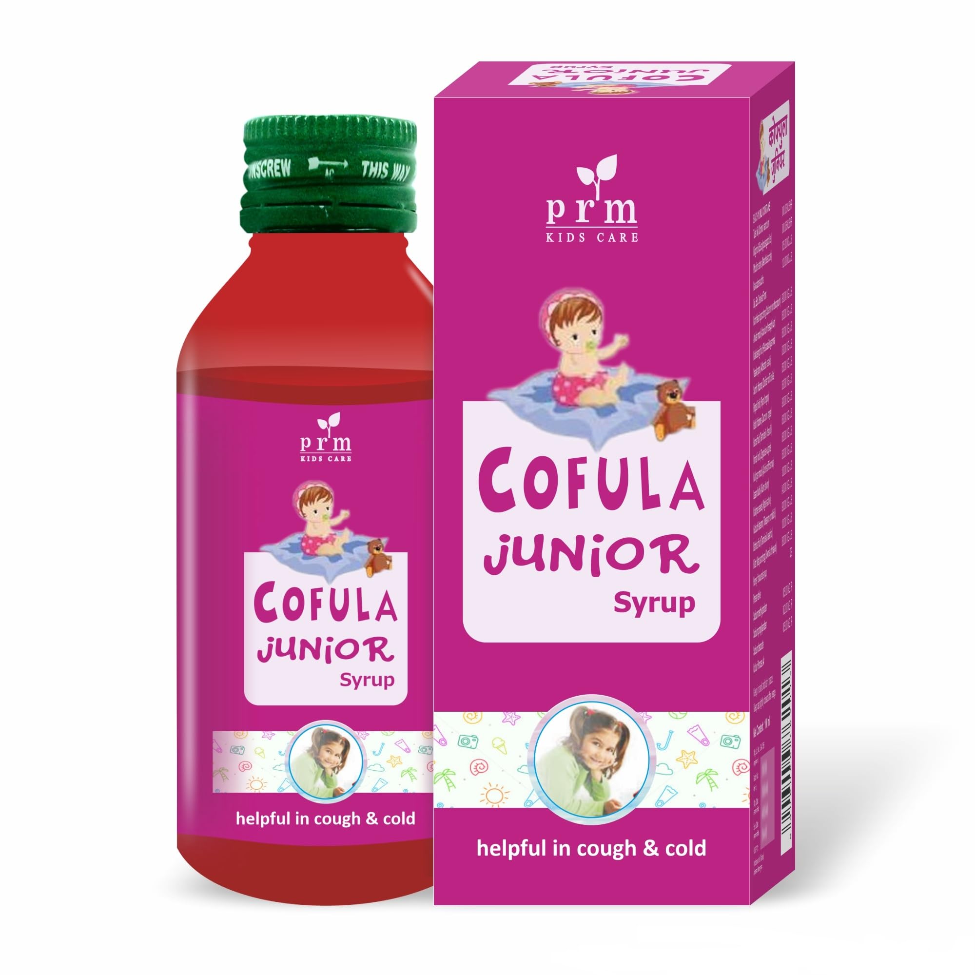 Cofula Junior Syrup Cough Care 100 ML Pack of 2