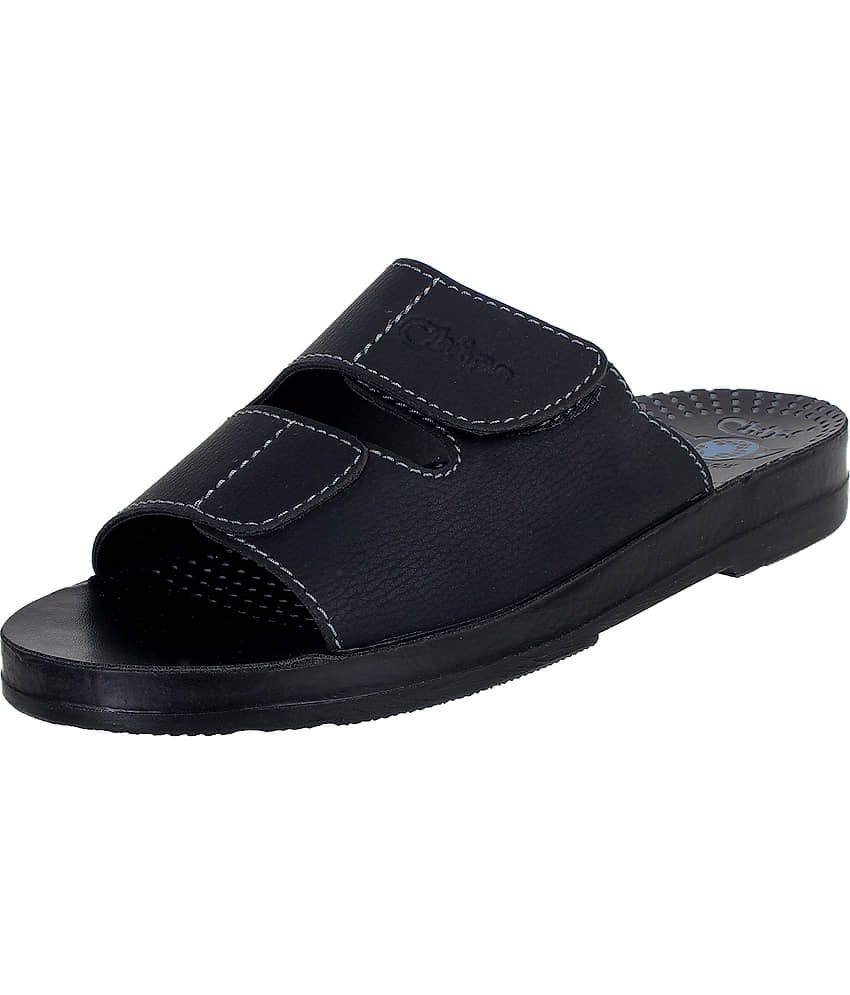 Chips Black Flip Flops