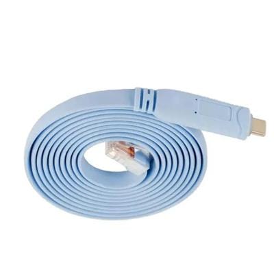 Rj-45 to Type C Male Console Cable, Debug Line, Compatible with Cisco, Routers/Switches for Laptop in Windows, Mac, Linux