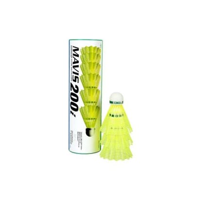 Yonex Mavis 200i Green Cap Yellow Shuttlecock