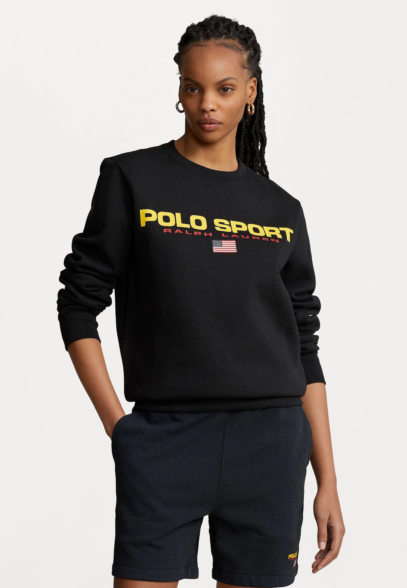 WOMENS  POLO RALPH Printed Sweatshirt-S