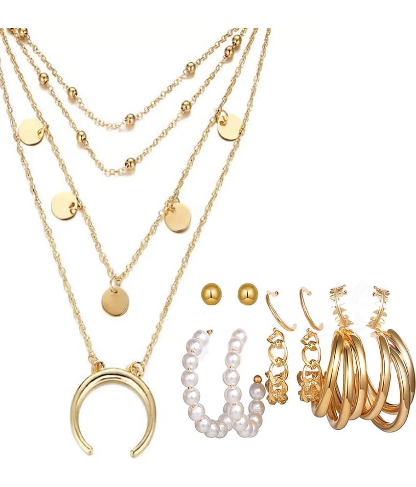 YOUBELLA Golden Body Chain ( Pack of 1 )