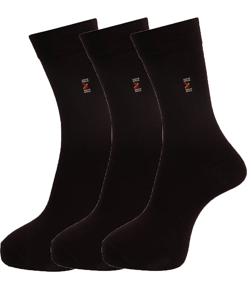 Dollar Socks Multi Casual Full Length Socks Pack of 3