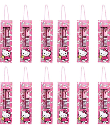 Kalra Magic 12pcs Stationery Set for Return Gifts Birthday Party for kids - Pencil, scale, eraser - Best Birthday Return Gifts for Kids in Bulk - Return gift for kids birthday Age 6-10 6-12 3 4 5 6 7 8 12