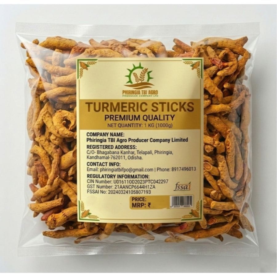 TURMERIC STICKS - 1 kg - 1 kg - One pack of turmeric sticks