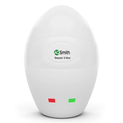 AO Smith Geyser 3 Litre Instant Heating With 3kW Glass Lined Heating Element | Blue Diamond Glass Lined Tank | Instant Geyser For Kitchen & Bathroom | 2-Year Comprehensive 5-Year Tank Warranty | EWS-3 AO Smith Geyser 3 Litre Instant Heating With 3kW Glas