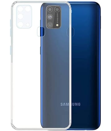 Spectacular Ace - Transparent Silicon Silicon Soft cases Compatible For Samsung Galaxy M31 ( Pack of 1 )