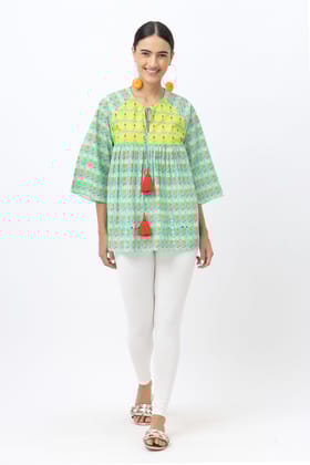 COTTON-CASUAL-SALVIA-X-SMALL / 2X- LARGE