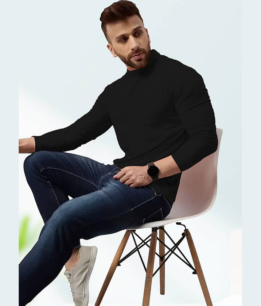 AUSK Pack of 1 Cotton Blend Regular Fit Men's T-Shirt ( Peach )