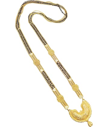 JIPPA - Golden Mangalsutra ( Pack of 1 )