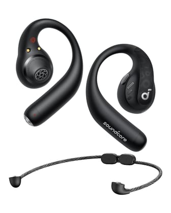 soundcore By Anker Aerofit Pro Open-Ear Headphones,Ultra Comfort,Secure Fit,Ergonomic Design,Rich Sound With Ldac,Bluetooth 5.3,Ipx5 Water-Resistant,46H Playtime,App Control,Wireless Over Ear Earbuds soundcore By Anker Aerofit Pro Open-Ear Headphones,Ult