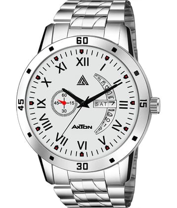 Axton Silver Stainless Steel Analog Men's Watch