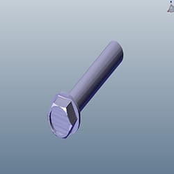 BOLT FLANGE 10X55