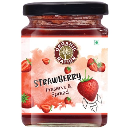 Foodsbay India Strawberry Conserve  Premium Fruit Preserve  340 g