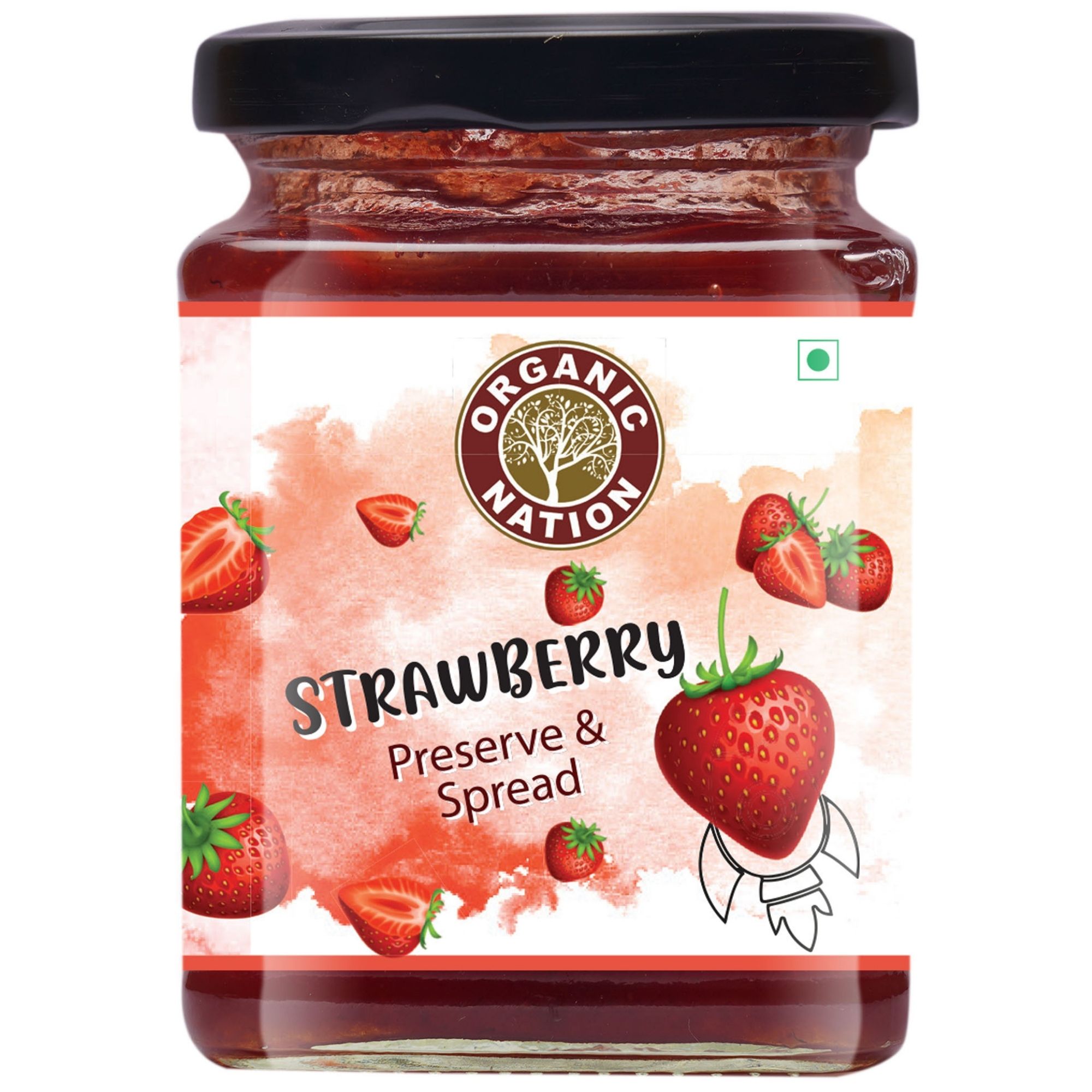 Foodsbay India Strawberry Conserve Premium Fruit Preserve 340 g