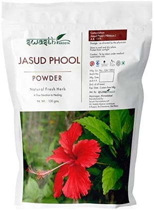 Swasth Arogya Jasud Phool Powder - 1 Pack Of Fresh Jasud Phool Powder (100g)