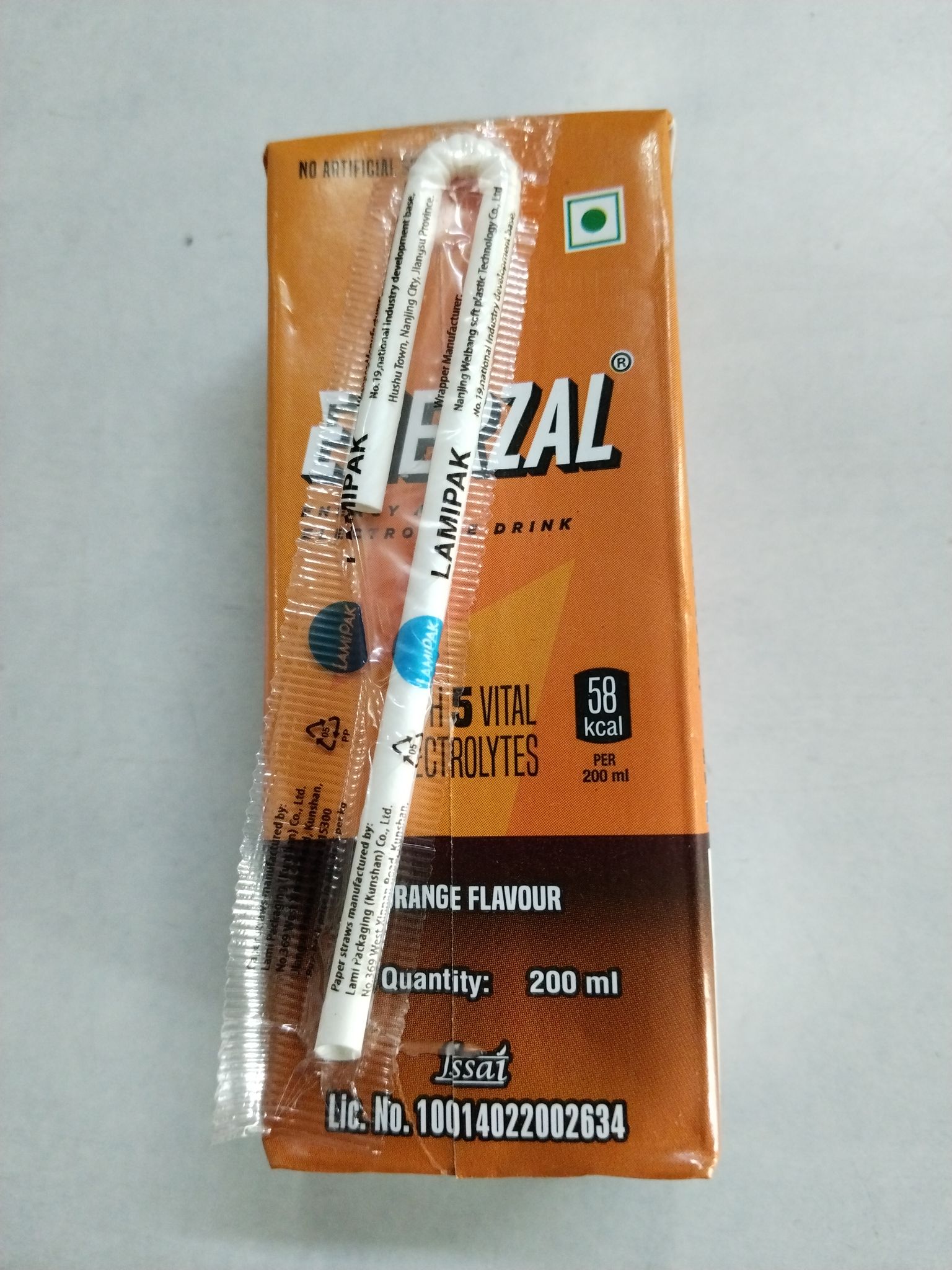 Enerzal energy and 5 vital electrolytes drink 