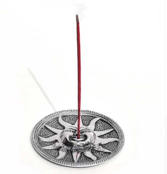 floral Incense Stick Holder Black 200 gm ( Pack of 1 )