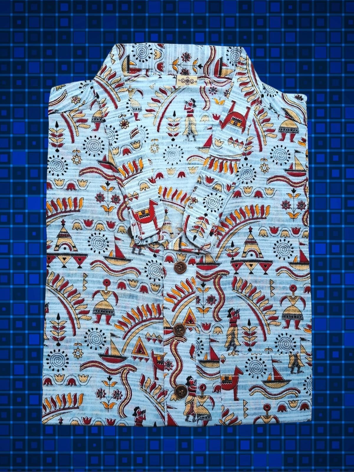 Panjabi Madhuboni-Half Sleeve-42