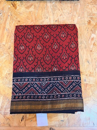 Pure Maheshwari saree bagru print..
